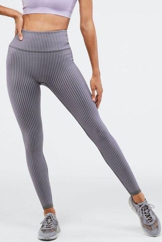 Fabletics High-Waisted Seamless Rib Legging Size XS Iron hazy iris