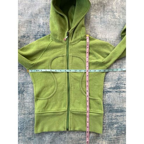 Lululemon Lime Green Full Zip Scuba Hoodie Jacket Size 2 - $54 - From Nicole