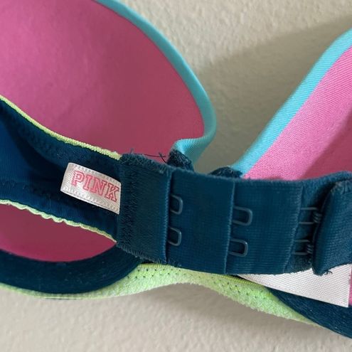 Victoria's Secret Victoria secrets pink bra size 32B blue - $10 - From shana