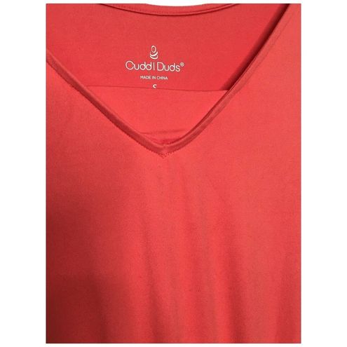 Cuddl Duds Womens Size S Flexwear Romper Tank Dress Sleeveless Spiced Coral  - $19 - From Michelle