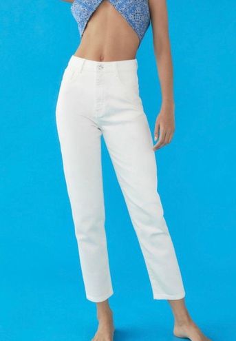 ZARA Mom Fit Jeans White Size 4 - $25 (50% Off Retail) - From Viola