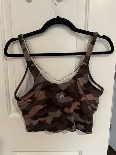 Lululemon Women Align Tank Top Heritage 365 Camo Dusty Bronze Multi Brown 10