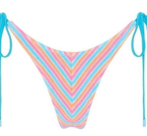 triangl swimwear, Swim, Triangl Vinca Sherbet Stripe Top Size Xl