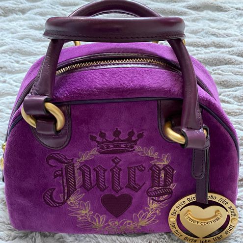 VINTAGE JUICY COUTURE VELVET PURSE PURPLE | eBay