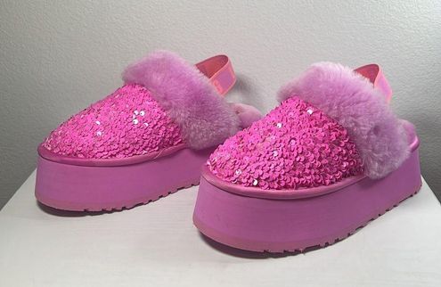 UGG ® Funkette Chunky Sequin Platform Slippers Sz 8 - $138 - From