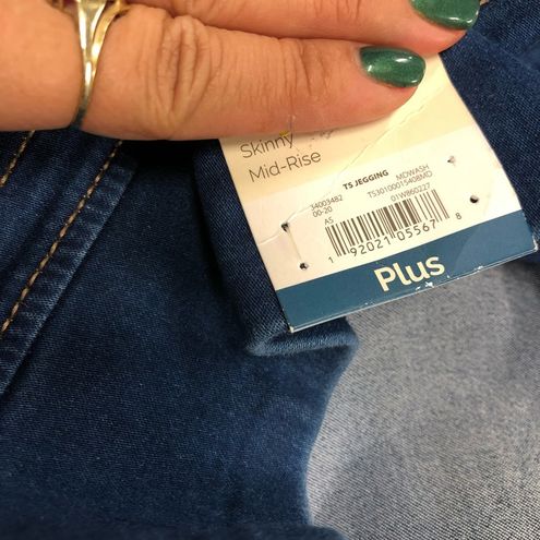 Terra & Sky PLUS SIZE 5X Midrise skinny jeggings - Brand new with Tags! -  $25 New With Tags - From Kristina