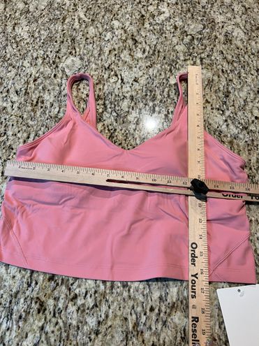 NWT LULULEMON ALIGN Tank Top Nulu Pink Puff PPUF Sz 2 A/B Cup
