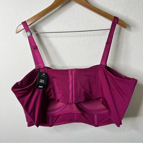 Torrid NWT Magenta Pink Push-Up Longline Strapless Bra Size 48DD - $35 New  With Tags - From Stephanie