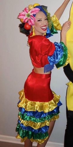 Chiquita Banana Girl Costume Multiple Size M - $43 - From Heather