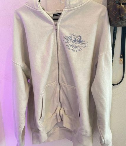 Brandy Melville carla hoodie White - $25 - From katie