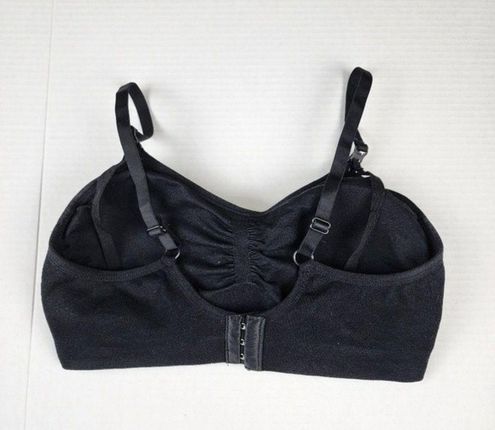 Under Control Padded Maternity Seamless Black Nursing Bra Size M