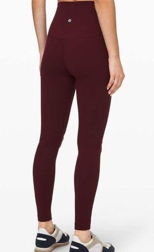 Lululemon align SHR 28 leggings size 2 garnet Red - $84 - From Ava