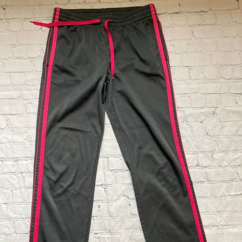 Danskin Women's NOW Track Pants, Small Gray Pink Stripes, Excellent - $22 -  From Christine