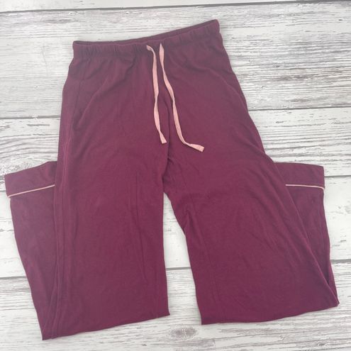Victoria's Secret Tall Pajama Pants Red 