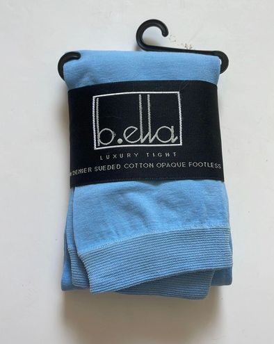 Erika Bella Luxury Microfiber Footless Women Blue Size M - $26 New