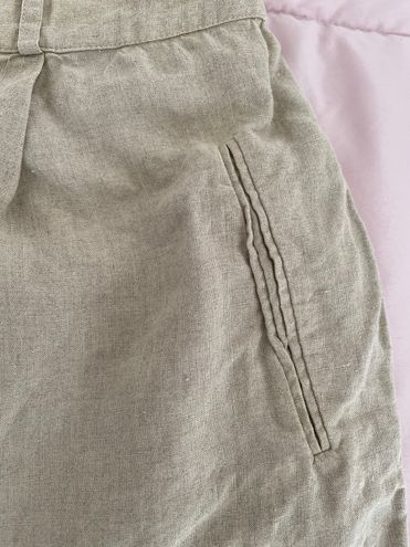 Talbots 100% Linen Oatmeal Beige Lined Lagenlook Pants, size 18 Tan - $51  (65% Off Retail) - From Irina