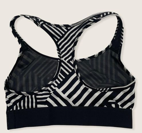 Victoria's Secret Victoria Sport The Player Black White Geometric Racerback  Sport Bra S 34C - $14 - From Eileen