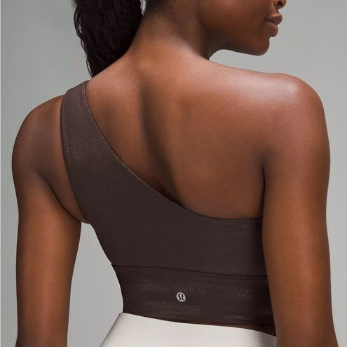 Lululemon Align™ Asymmetrical Ribbed Bra Light Support C/D Cup Shine Size  14 - $50 New With Tags - From Fabby