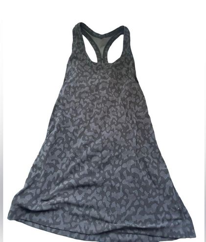 Lululemon Cool Racerback II Formation Camo Deep Coal Multi Size 6