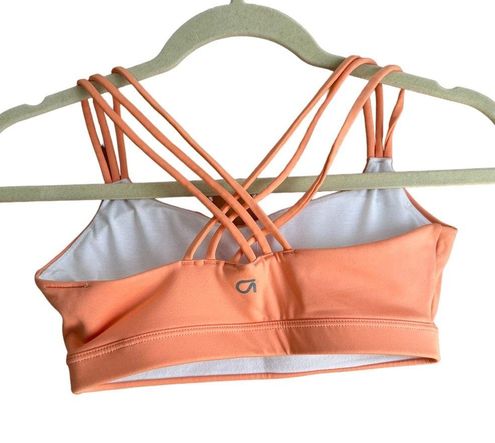 Gap FIT ECLIPSE PEACH STRAPPY SPORTS BRA Size XS - $19 - From Justine