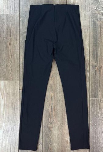 ATHLETA Women's Wander Slim Stretch Ankle Pant Sz 8 Black Cargo Pockets  353450