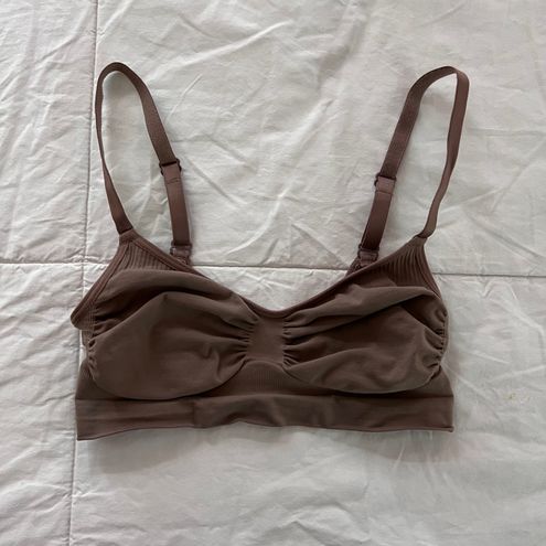 SKIMS seamless sculpt sculpting bralette Brown - $18 (64% Off