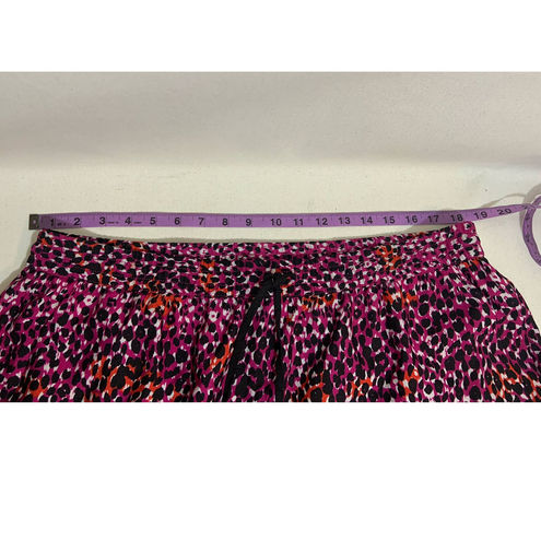 DKNY Women's Animal Print Pull-On Drawstring Pants Pink and Black Size XL -  $45 New With Tags - From Lavonia