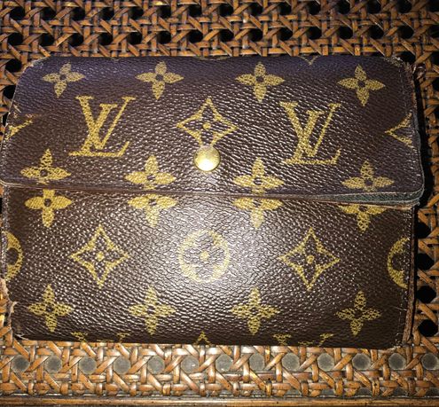 Louis Vuitton Alexandra Portefeuille Brown Monogram Canvas Trifold Wallet 💯