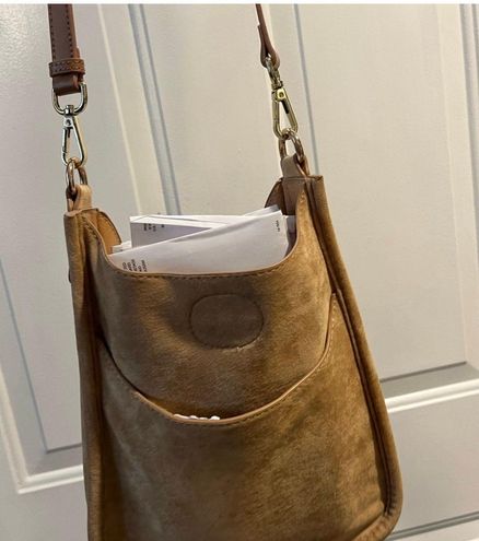 Boutique Ahdorned Crossbody Suede Bag Tan - $70 (30% Off Retail) - From  Lauren