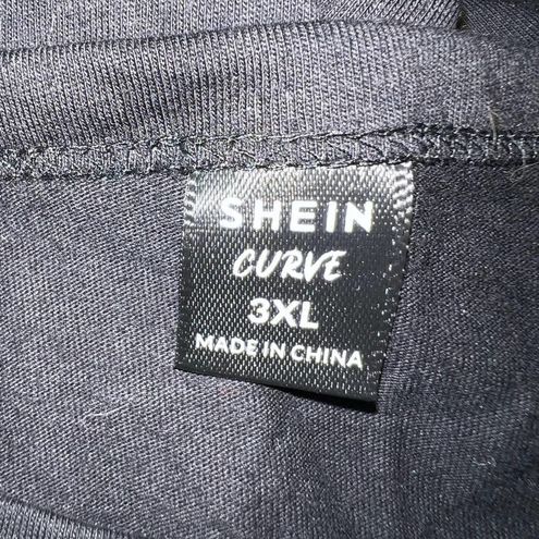 Shein Curve Black Shirt