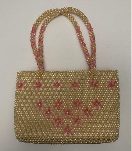 1960s Floral Beaded Handbag