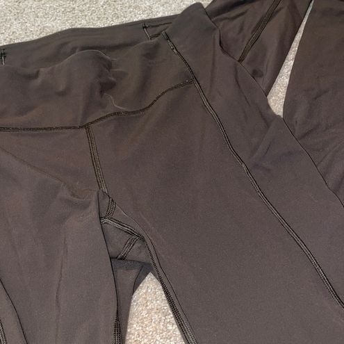 Lululemon Army green dark olive leggings size 6! Have pockets