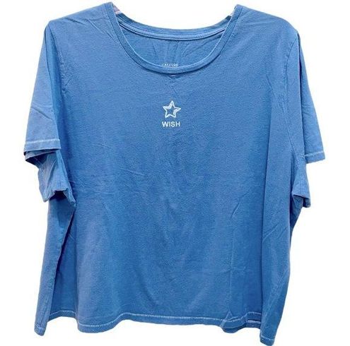 Cacique Blue Wish T-shirt 22/24  Clothes design, Fashion, Shirts