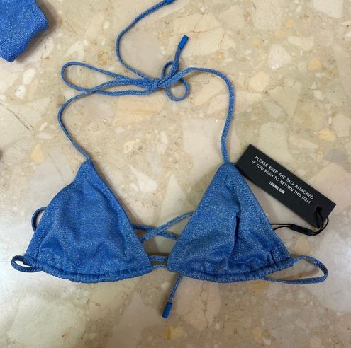 Triangl Vinca Bikini Set in Marina Sparkle Blue - $85 (29% Off