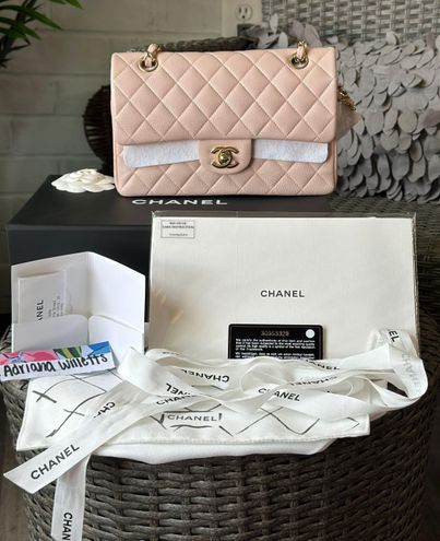 Chanel 21C Unicorn Rose Clair Small Caviar Classic Flap - $8400 - From  Adriana