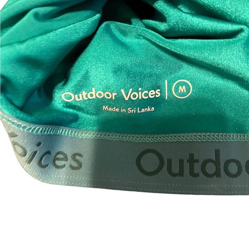 Outdoor Voices Beam Bra Teal Bondi yoga Pilates athleisure green size medium