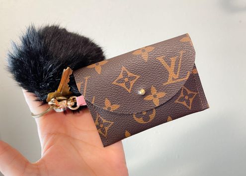 lv card holder keychain