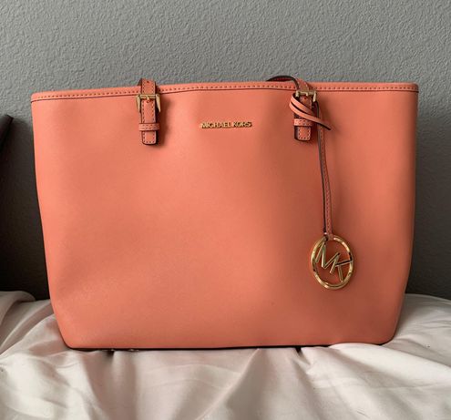 Michael Kors Coral Large Purse Pink - $77 (72% Off Retail) - From maddie