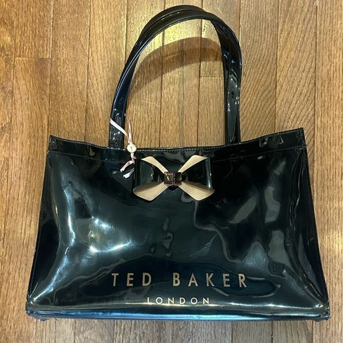 Ted Baker Women's Icon Bow Tote Bag in Black & Rose Gold. Shopping,  Designer - $133 - From Brittny