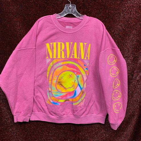 Nirvana Smile Overdyed Sweatshirt 2024 favors