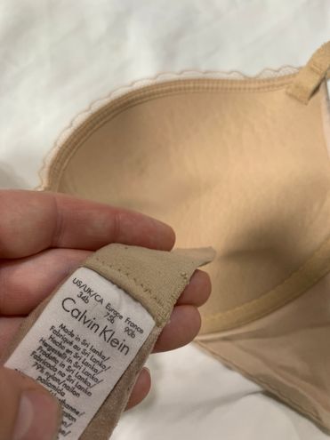 Calvin Klein Push Up Bra 34B Tan - $18 (64% Off Retail) - From