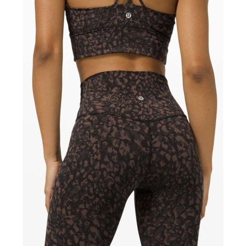 Lululemon Align Crop 21 Camo Brown Earth Multi‎ size 2 - $33