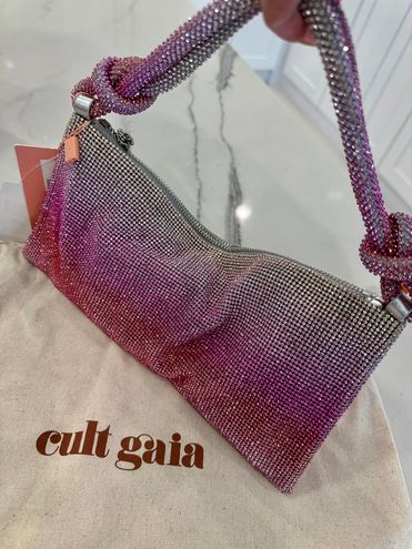 Cult Gaia - Hera Nano Rhinestone Shoulder Bag - Apple Multi