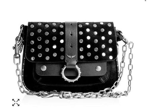 Zadig & Voltaire Kate Studded Shoulder Bag