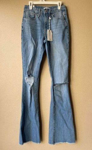 Good American Raw Edge Flare Jeans Women's Size 00 / 24 - $62 New With Tags  - From Bec's Bargain