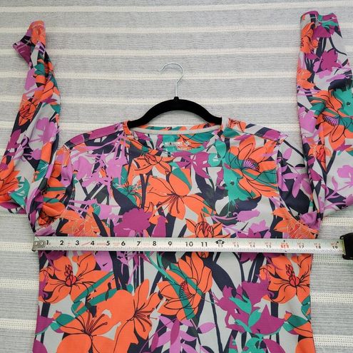 Reel Legends Freeline Womens S Pink & Orange Floral Long Sleeve Top - $9 -  From Vanessa