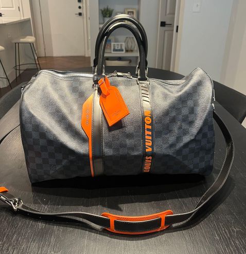 Louis Vuitton, Damier Cobalt Race Keepall Bandouliere 55