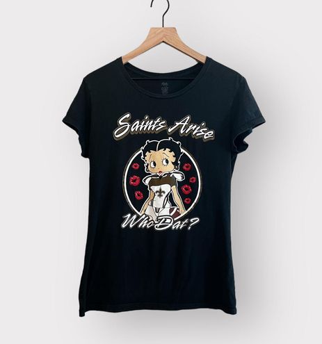 Betty Boop New Orleans Saints Shirt - High-Quality Printed Brand