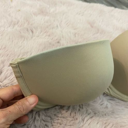 Calvin Klein Beige Padded Strapless Bra Size 34DD - $13 - From Katharine