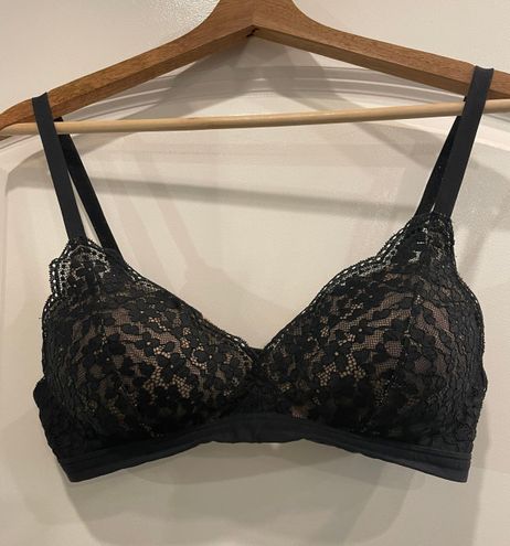Warner's 34B Lace Front Wireless Bra Black Size 34 B - $11 (75% Off Retail)  - From Eunice